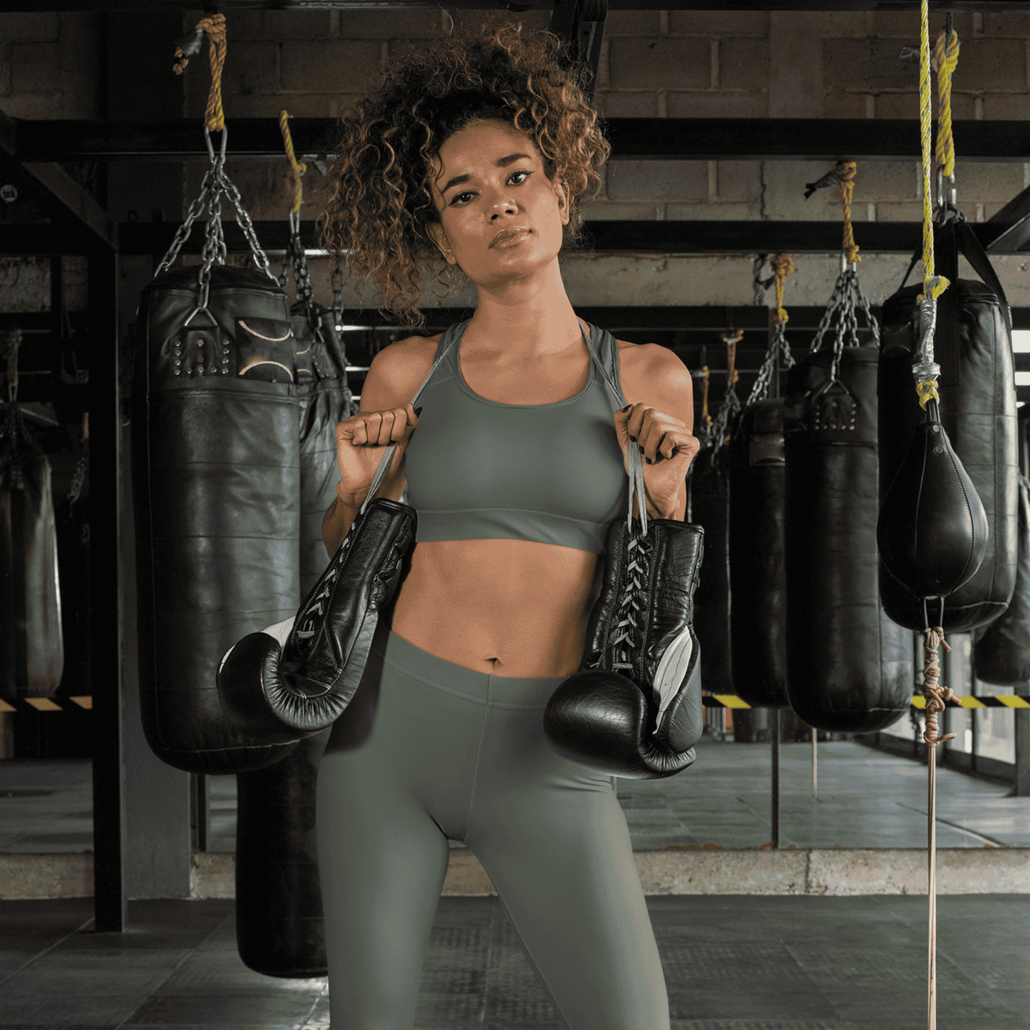 SEVER LEGGINGS "OLIVE GREEN"