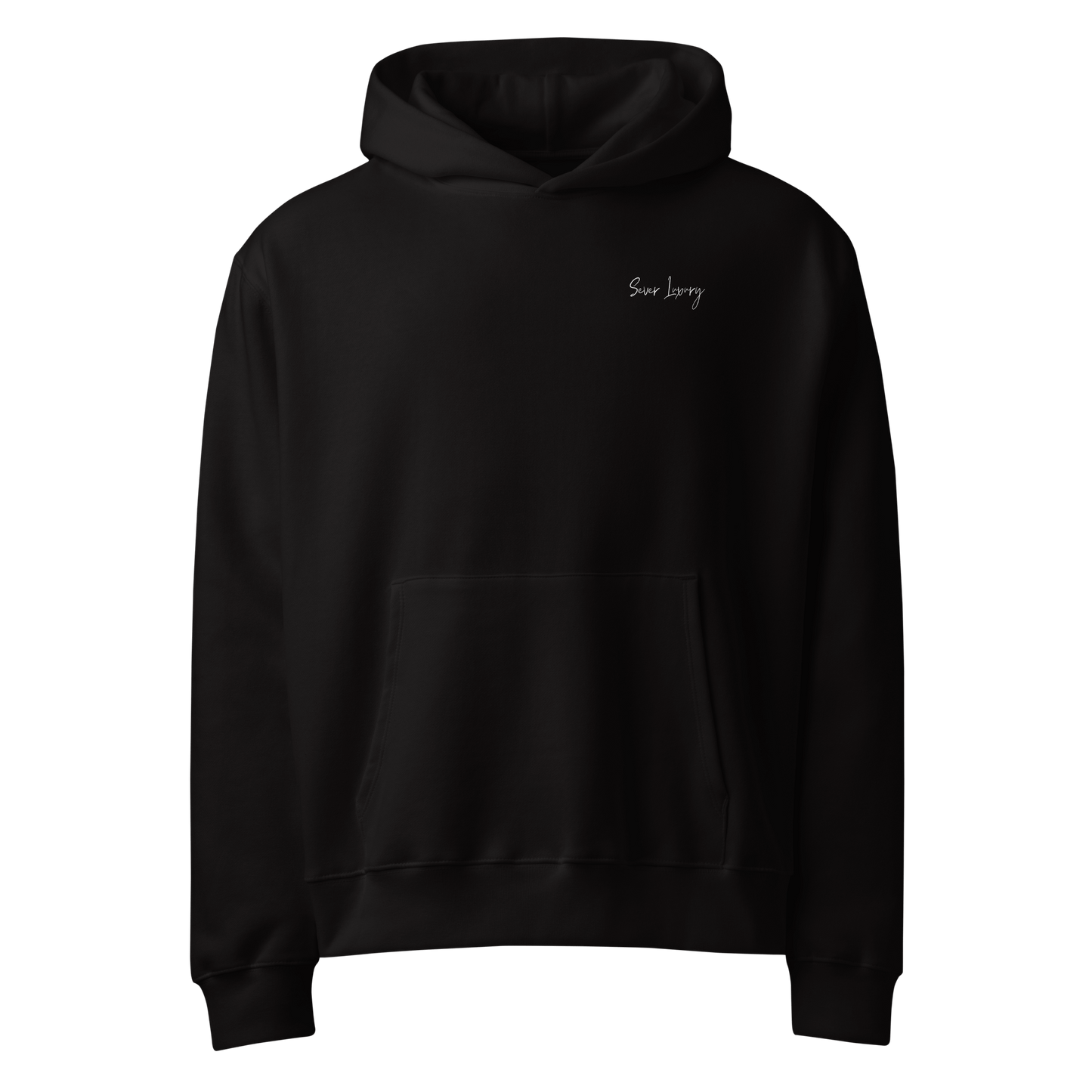 The Luxury Minimalist Hoodie "BLACK"