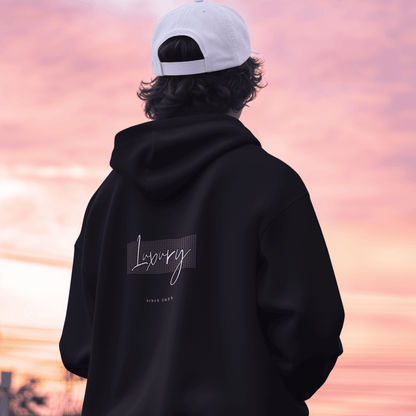 The Luxury Minimalist Hoodie "BLACK"