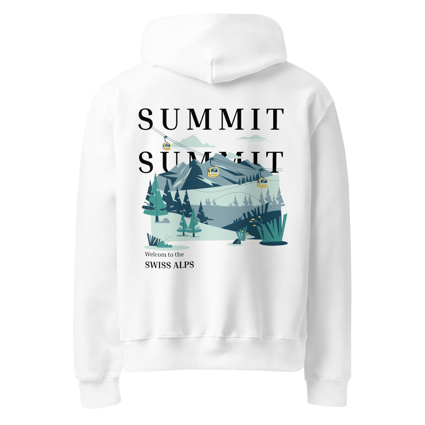 The Alpine Luxury Hoodie "WHITE"