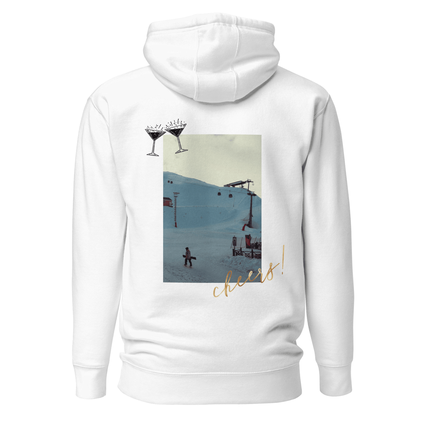 Ultimate Aprés Ski Hoodie "WHITE"